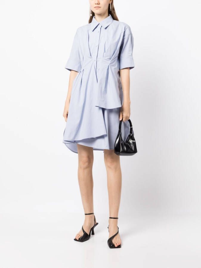JNBY Asymmetrische blousejurk Blauw