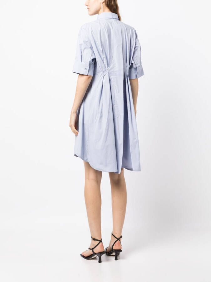 JNBY Asymmetrische blousejurk Blauw