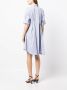 JNBY Asymmetrische blousejurk Blauw - Thumbnail 4