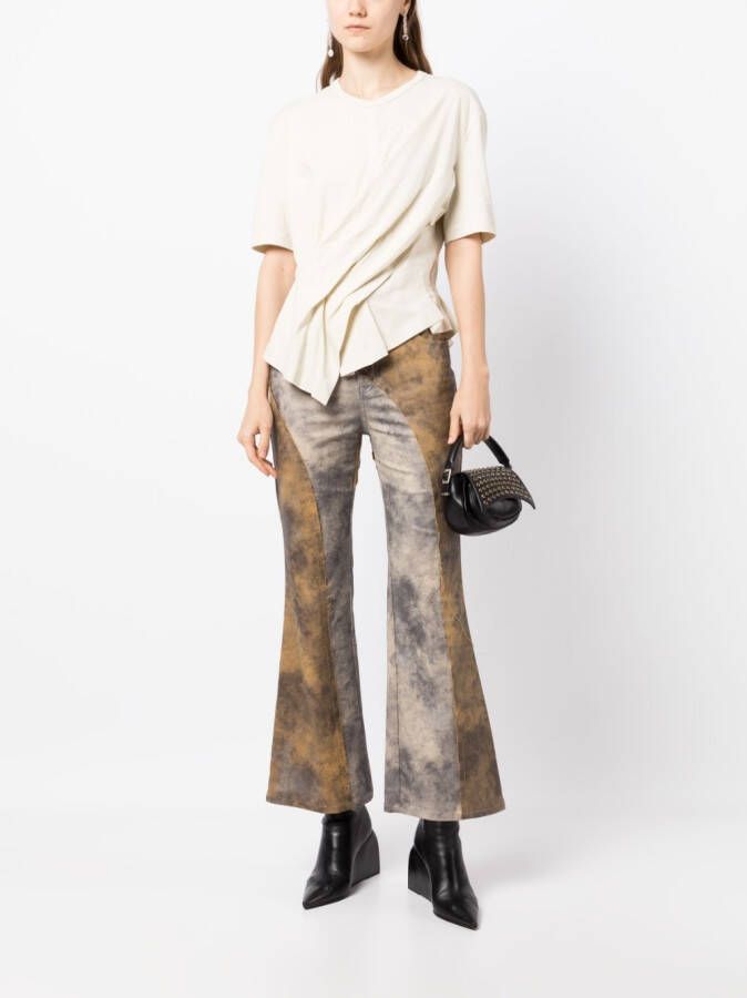 JNBY Asymmetrisch T-shirt Beige