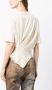 JNBY Asymmetrisch T-shirt Beige - Thumbnail 4