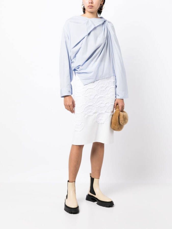 JNBY Asymmetrisce blouse Blauw