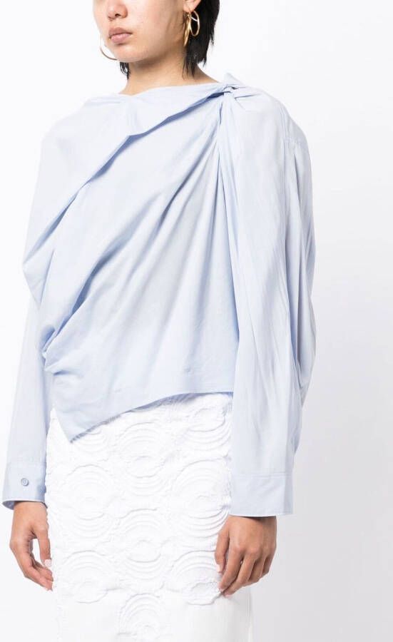 JNBY Asymmetrisce blouse Blauw