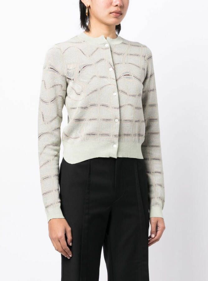 JNBY Blazer met patroon Groen