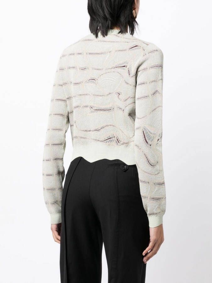 JNBY Blazer met patroon Groen