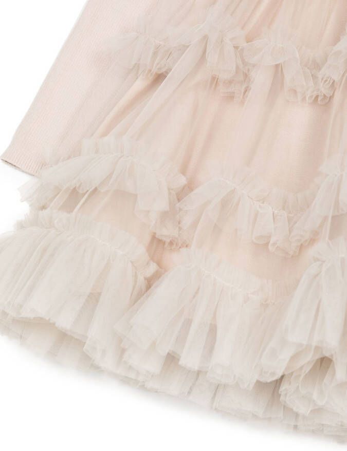 jnby by JNBY Jurk met ronde hals Beige