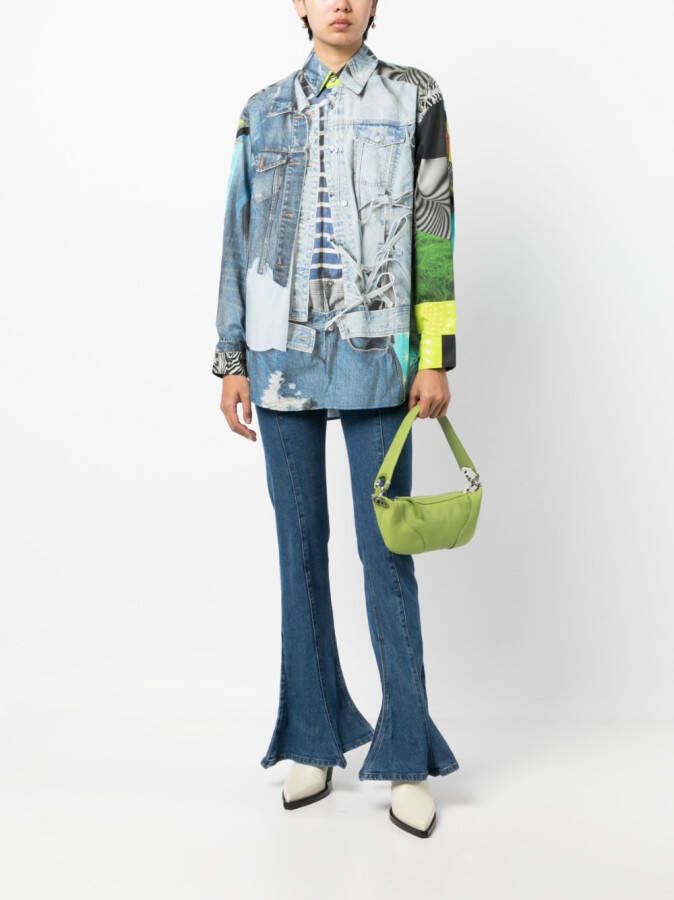 JNBY T-shirt met print Blauw