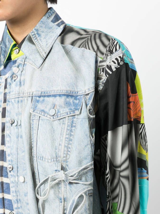 JNBY T-shirt met print Blauw
