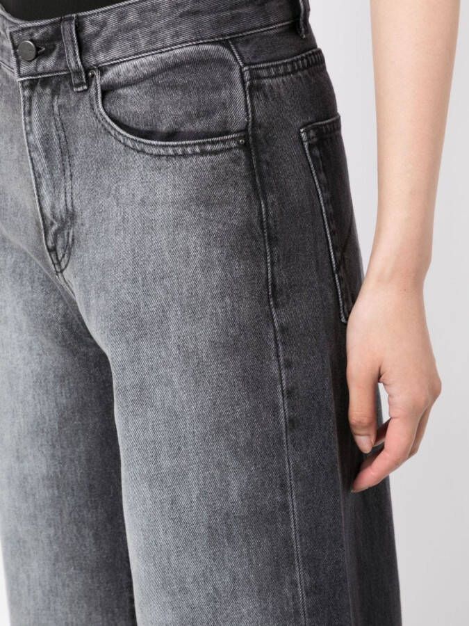 JNBY Jeans met wijde pijpen Grijs