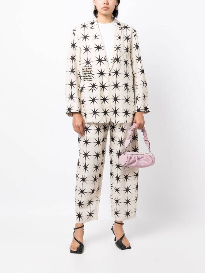 JNBY Linnen blazer Bruin