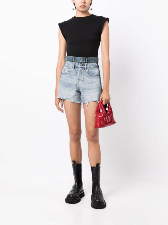 JNBY Gerafelde shorts Blauw