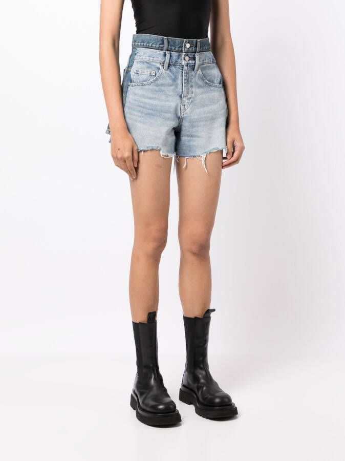 JNBY Gerafelde shorts Blauw