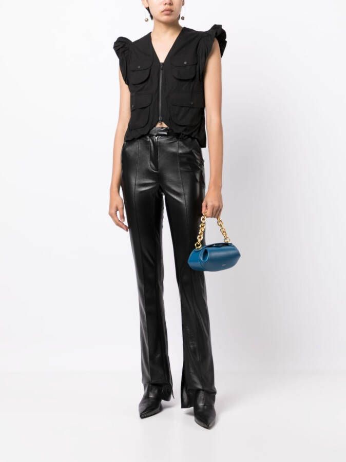 JNBY Blouse met ruchemouwen Zwart