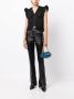 JNBY Blouse met ruchemouwen Zwart - Thumbnail 2