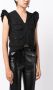 JNBY Blouse met ruchemouwen Zwart - Thumbnail 3