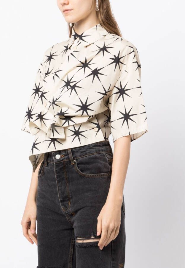 JNBY Cropped blouse Beige