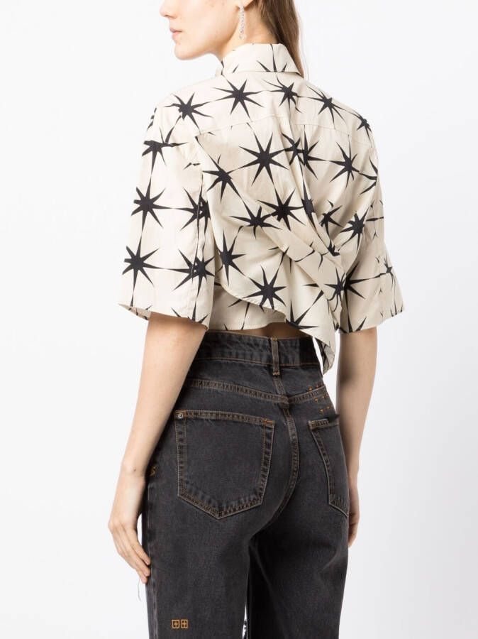 JNBY Cropped blouse Beige
