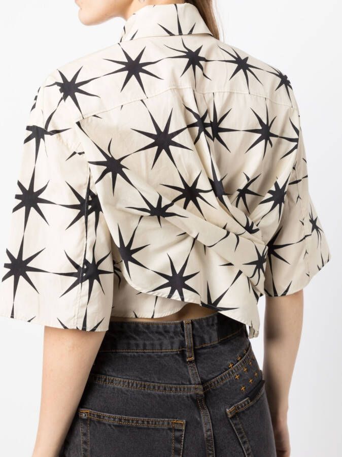 JNBY Cropped blouse Beige