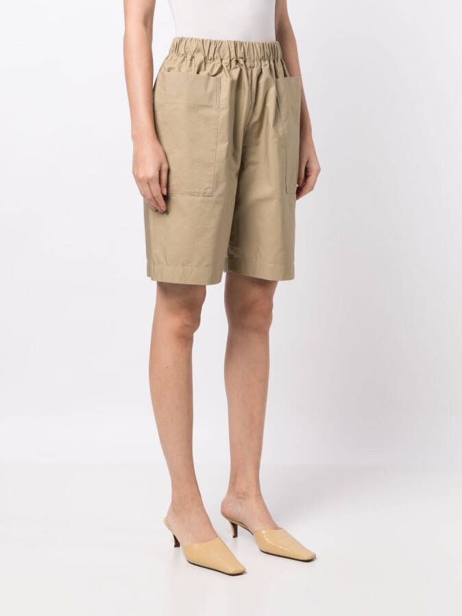 JNBY Shorts met elastische tailleband Bruin