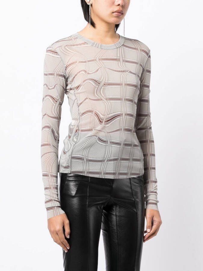 JNBY T-shirt met lange mouwen Grijs