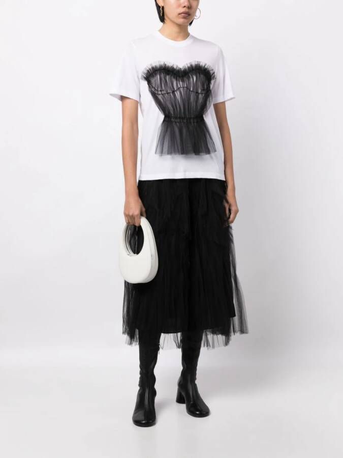 JNBY T-shirt met patch Wit