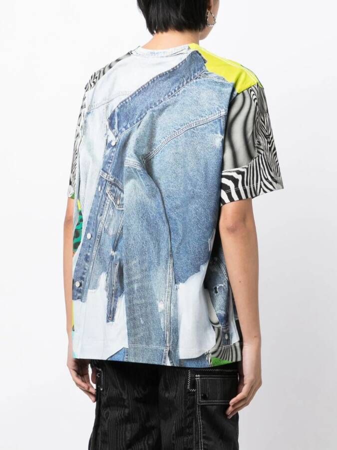 JNBY T-shirt met print Blauw