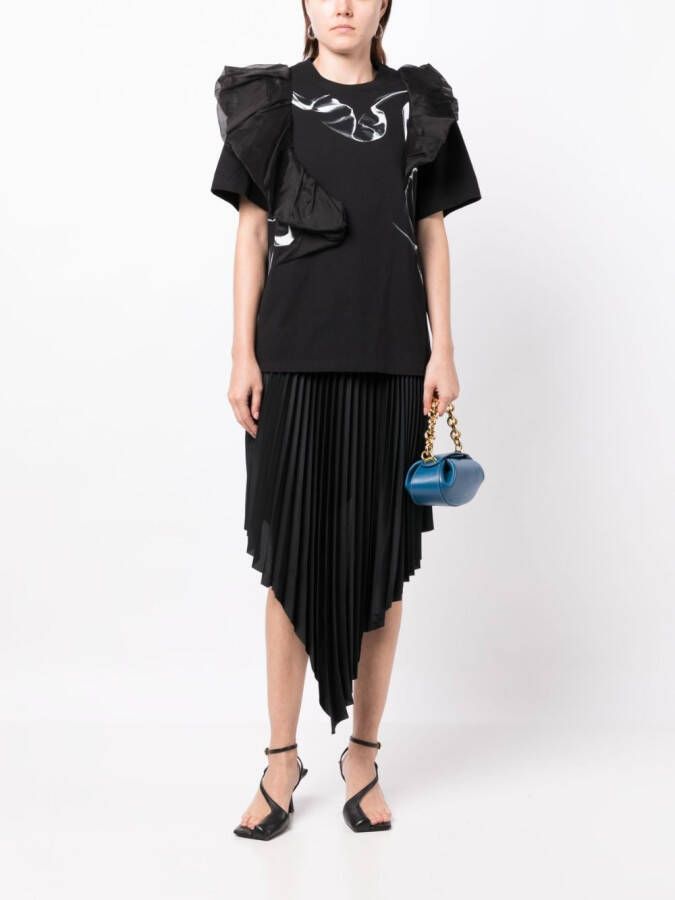 JNBY T-shirt met ronde hals Zwart