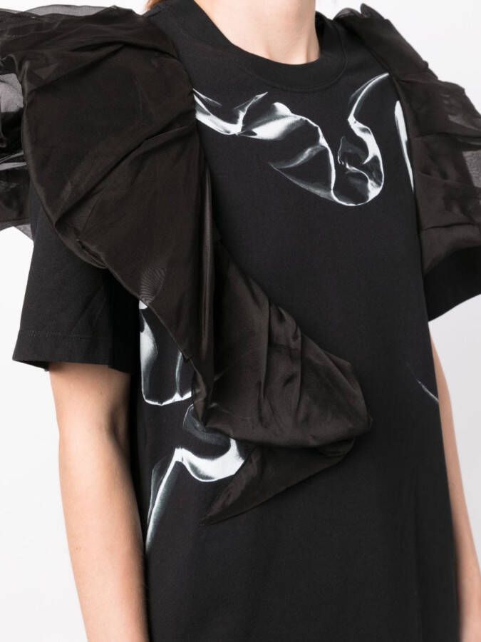 JNBY T-shirt met ronde hals Zwart