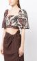 Johanna Ortiz Blouse met pofmouwen Zwart - Thumbnail 3