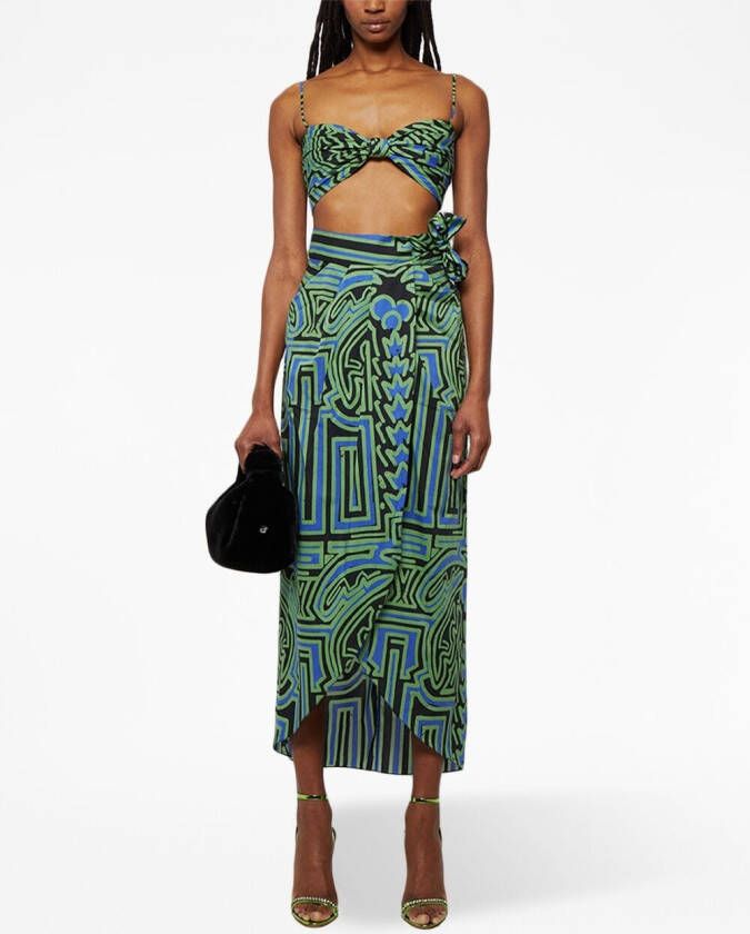 Johanna Ortiz Cropped top Groen