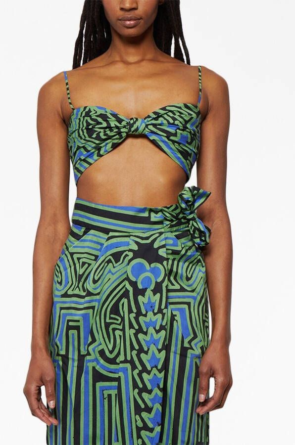 Johanna Ortiz Cropped top Groen