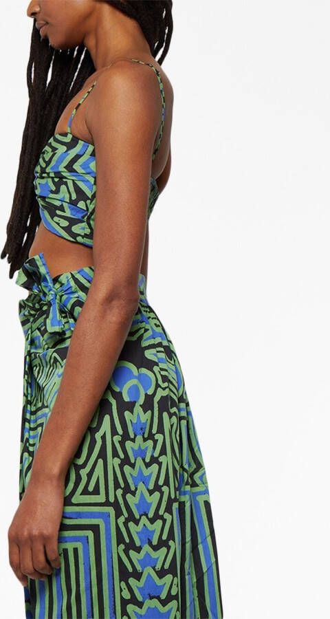Johanna Ortiz Cropped top Groen