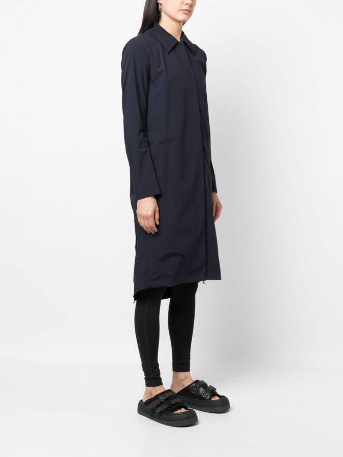 JOHANNA PARV Trenchcoat met capuchon Blauw