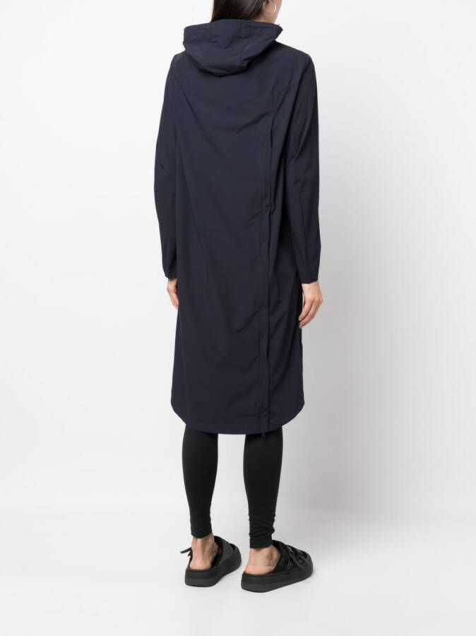 JOHANNA PARV Trenchcoat met capuchon Blauw