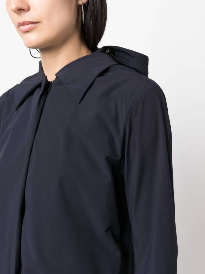 JOHANNA PARV Trenchcoat met capuchon Blauw