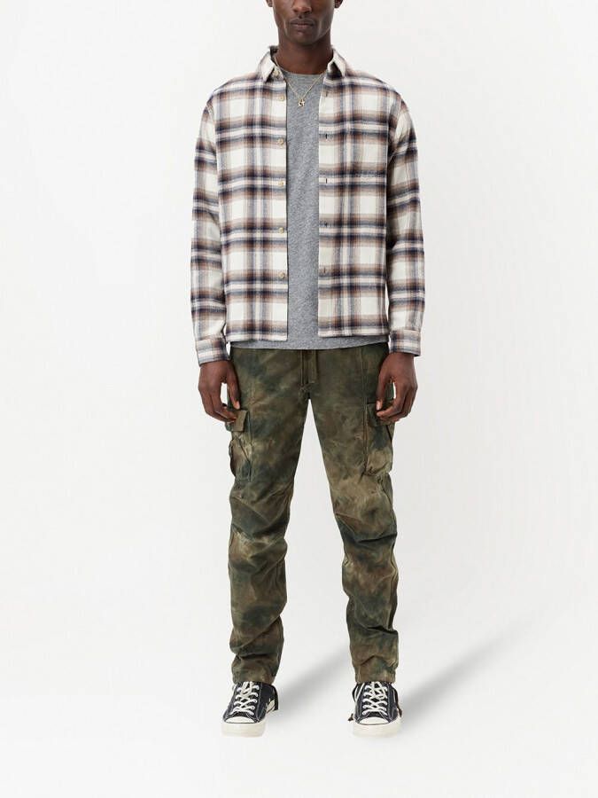 John Elliott Broek met camouflageprint Groen