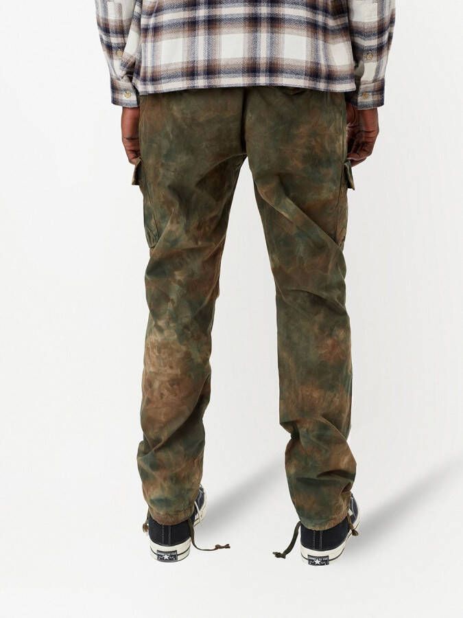 John Elliott Broek met camouflageprint Groen