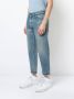 John Elliott cropped distressed effect jeans Blauw - Thumbnail 3