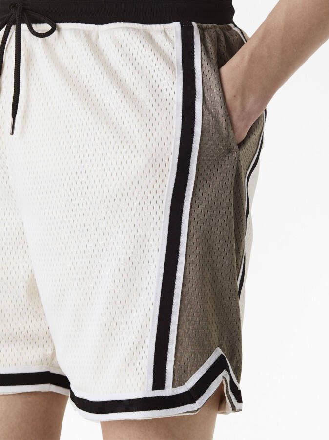 John Elliott Shorts met trekkoord Wit
