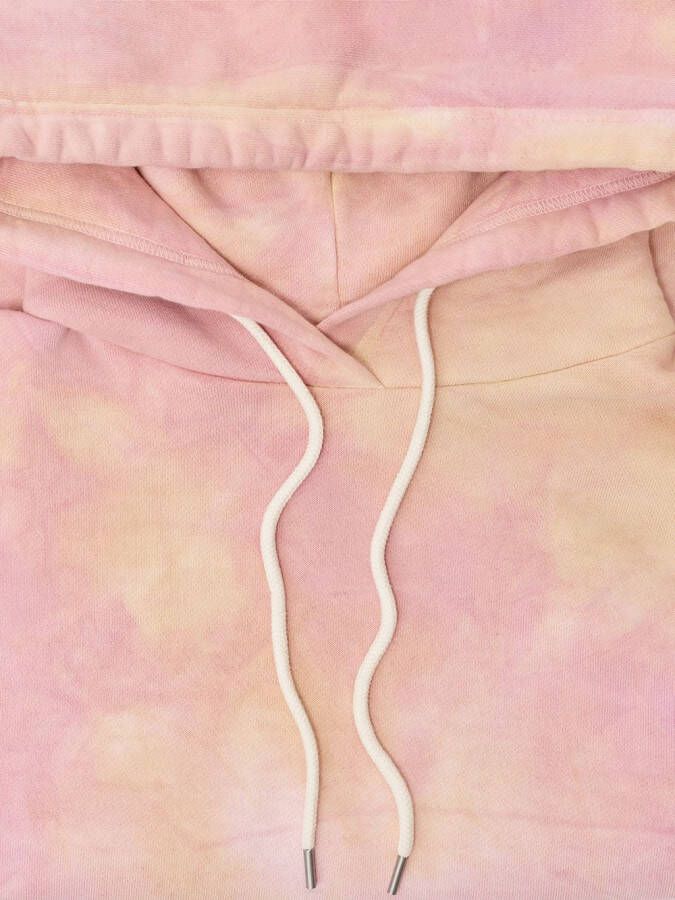 John Elliott Hoodie met tie-dye print Roze