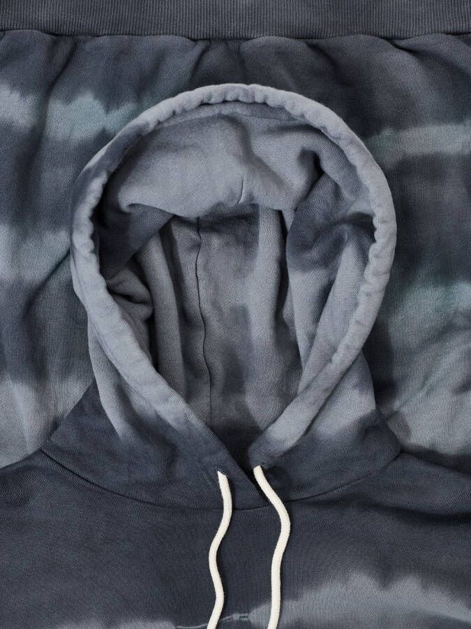 John Elliott Hoodie met tie-dye print Zwart