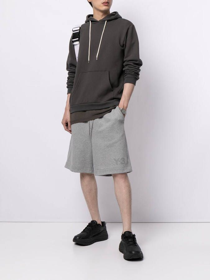 John Elliott Hoodie met trekkoord Grijs