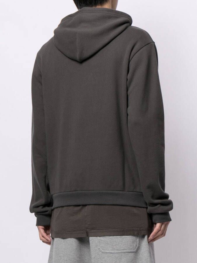 John Elliott Hoodie met trekkoord Grijs