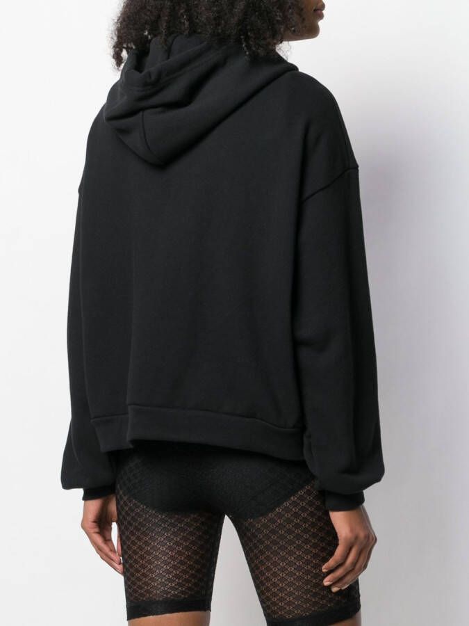 John Elliott Oversized hoodie Zwart