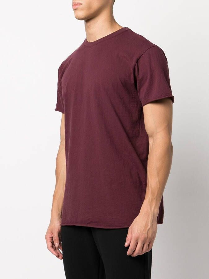 John Elliott T-shirt met ronde hals Rood