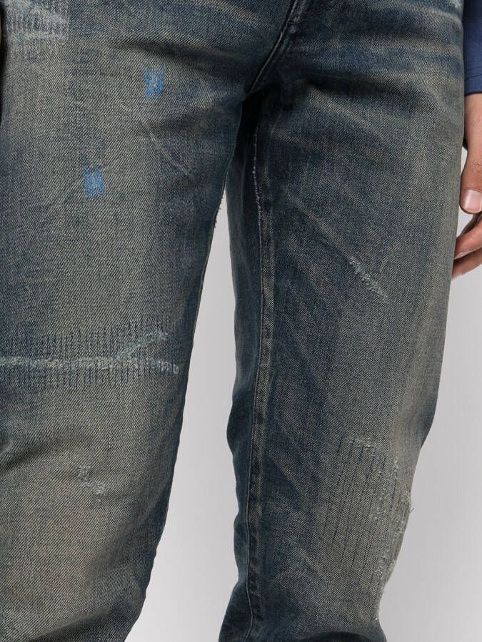 John Elliott Straight jeans Blauw