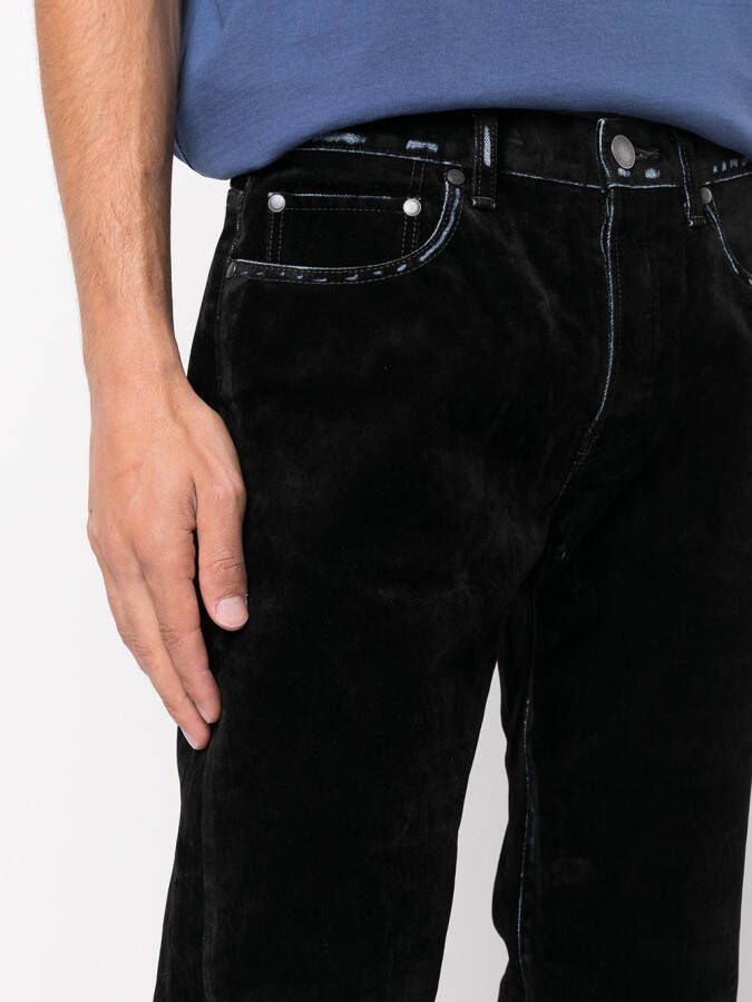 John Elliott Straight jeans Zwart