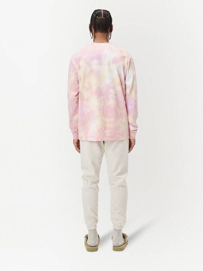 John Elliott Sweater met tie-dye print Roze