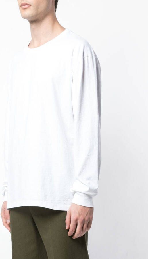 John Elliott T-shirt met lange mouwen Wit