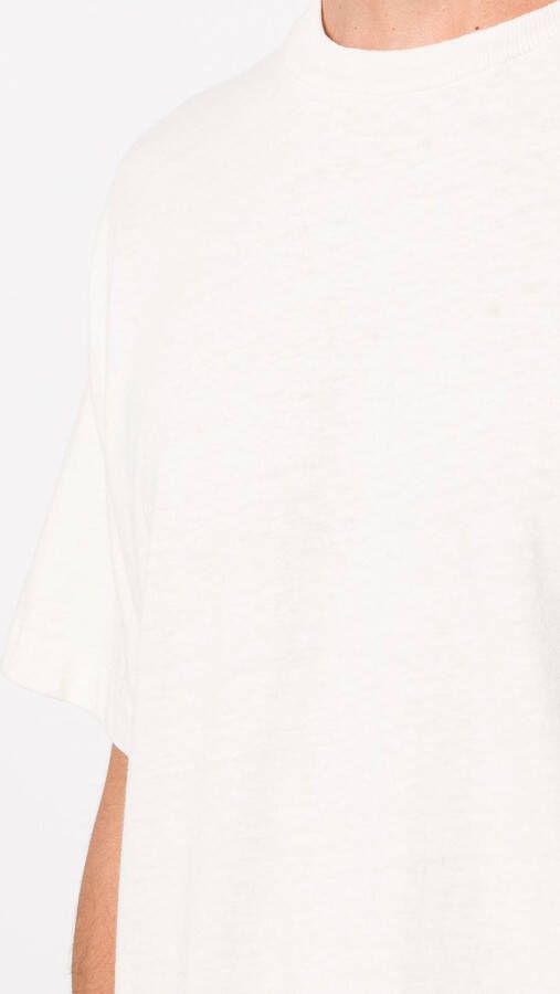 John Elliott T-shirt met ronde hals Beige